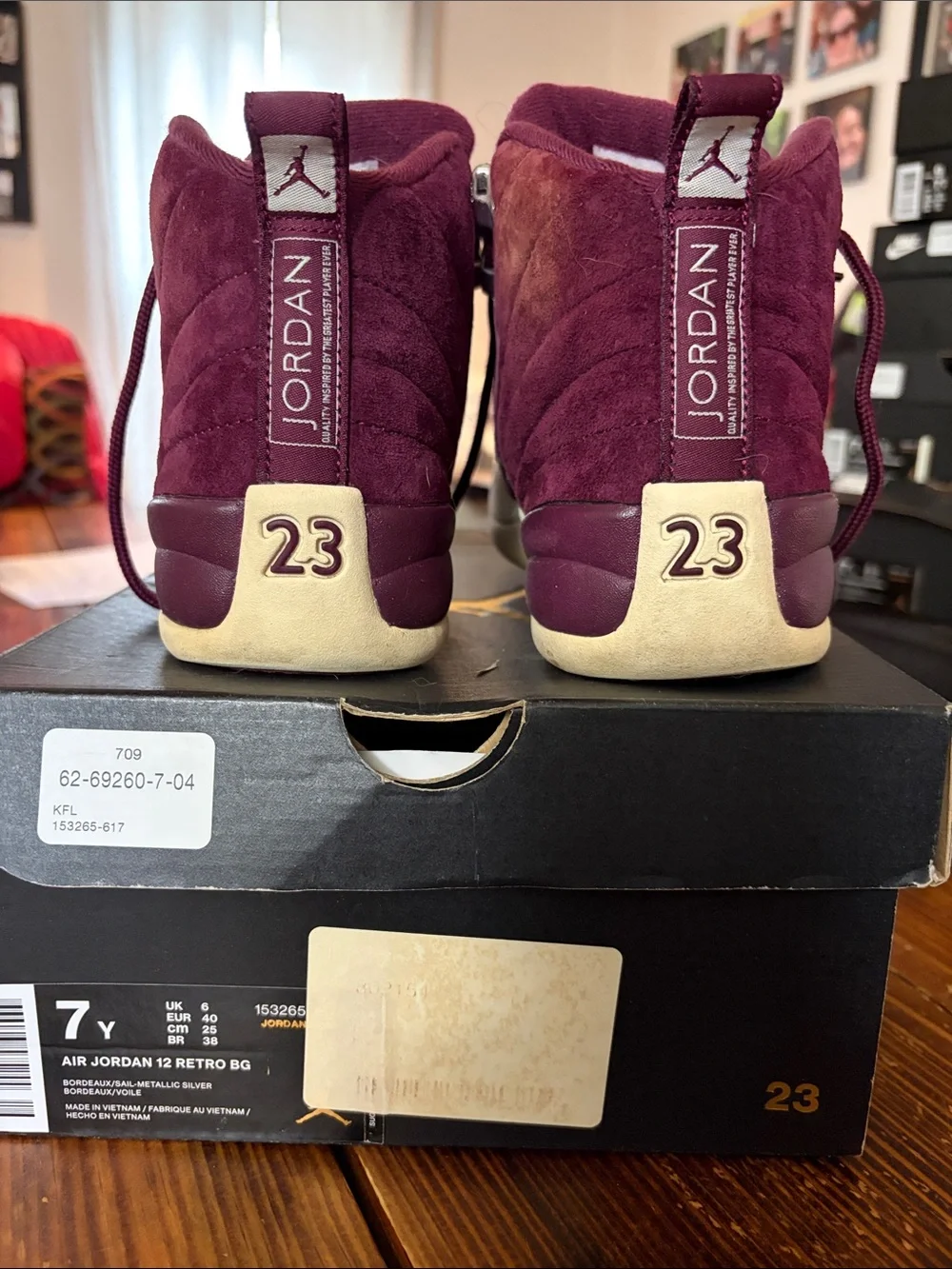 Jordan stylish burgundy